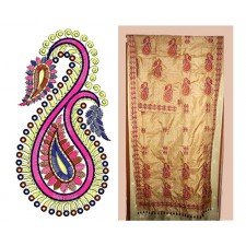 Abstract Retro Paisley Embroidery Design Abstract Retro Paisley Embroidery Design