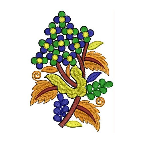 Brazilian Embroidery Flower Design