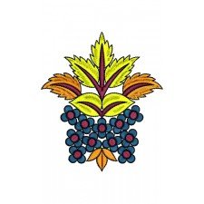 Folk Art Wool Applique Embroidery Design