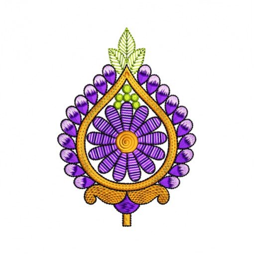 Hand Towel Patch Embroidery Design