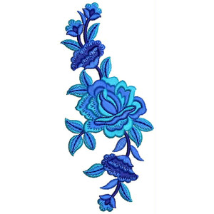 Bridal Veil Patch Embroidery Design