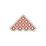 Tulip Triangle Applique Embroidery Design