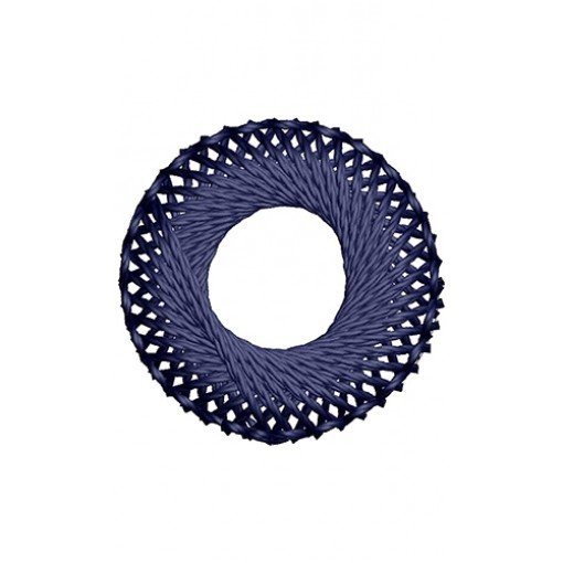 Round Ornament Embroidery Patch Design 17724