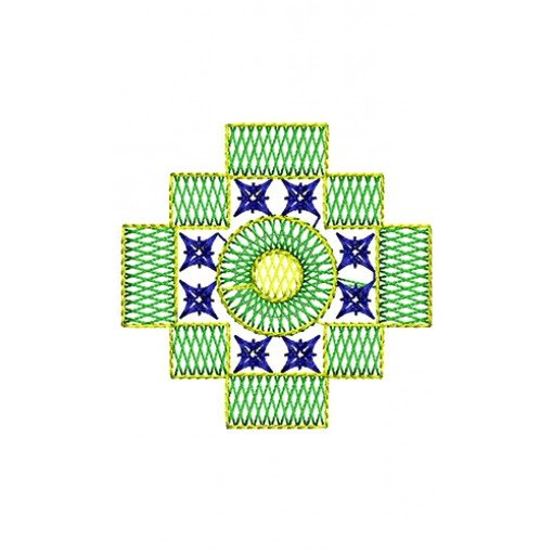 Victorian Crewel Work Embroidery Design