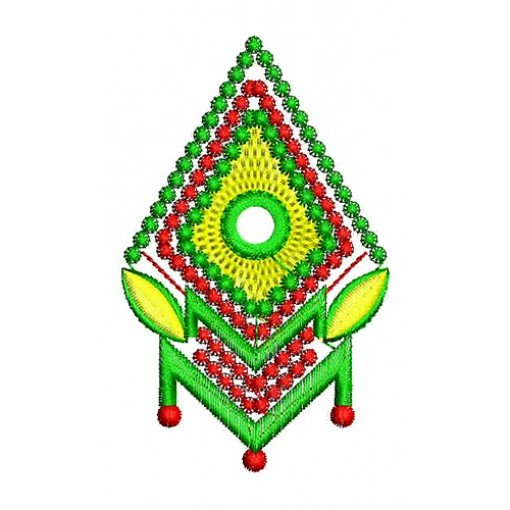 Caucasian Embroidery Applique Design