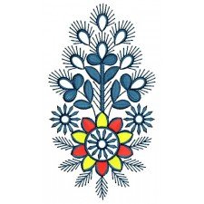 Fancy Short Kurti Patch Embroidery Design
