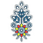 Fancy Short Kurti Patch Embroidery Design