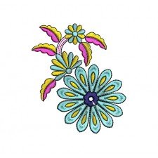 Cabbage Rose Fancy Hungarian Embroidery Design