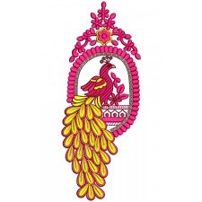 Peacock Embroidery Design