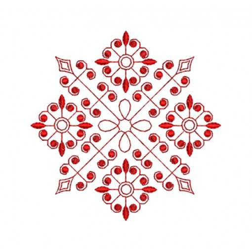 Kazakh National Cap Embroidery Patch Design