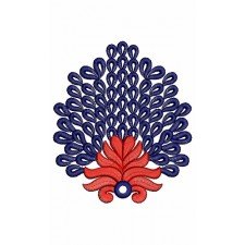 Palazzo Pants Embroidery Patch Design