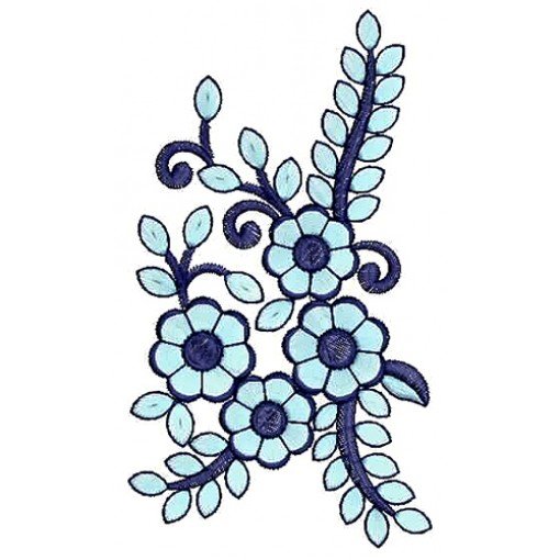 Skinny Jeans Embroidery Patch Design