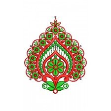 Traditional Volendam Clothes Embroidery Design