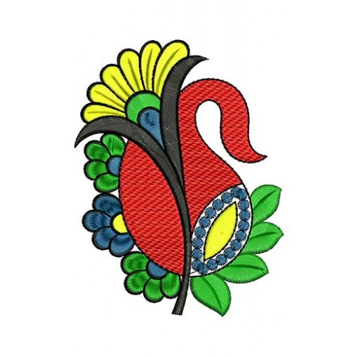 Salwar Trousers Pleisy Embroidery Design