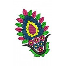Tie Embroidery Applique Design