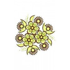 Trench Coat Embroidery Applique Design