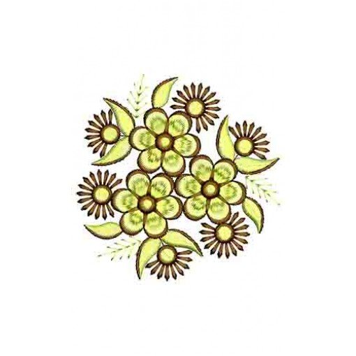 Trench Coat Embroidery Applique Design