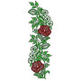 Long Jacket Sleeves Embroidery Patch Design