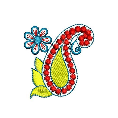 Realistic Flowers Machine Embroidery Design