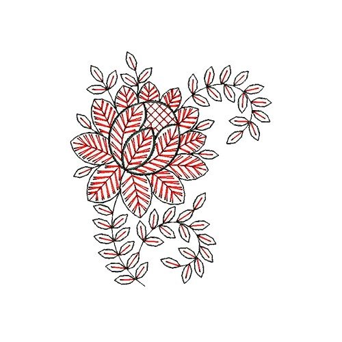 New Poppies Applique Embroidery Design