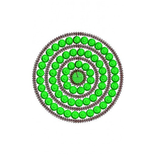 Reverse Needleturned Applique Embroidery Design