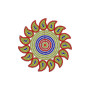 Zippered Applique Flower Bag Embroidery Design