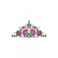 Minkoff Love Floral Applique Embroidery Design