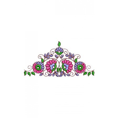 Minkoff Love Floral Applique Embroidery Design