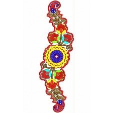 Canvas Flower Embroidery Design