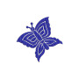 Cute Cardigan butterflie Embroidery Design