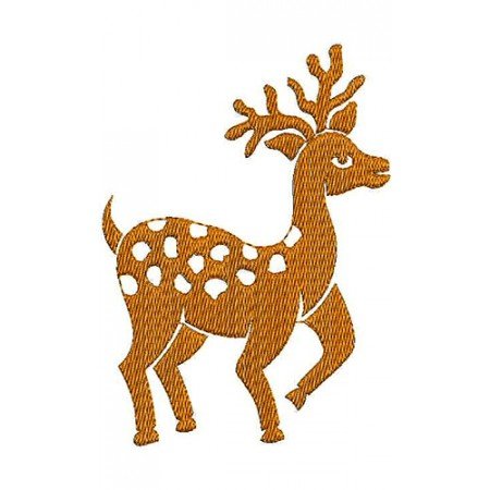 Deer Embroidery Design