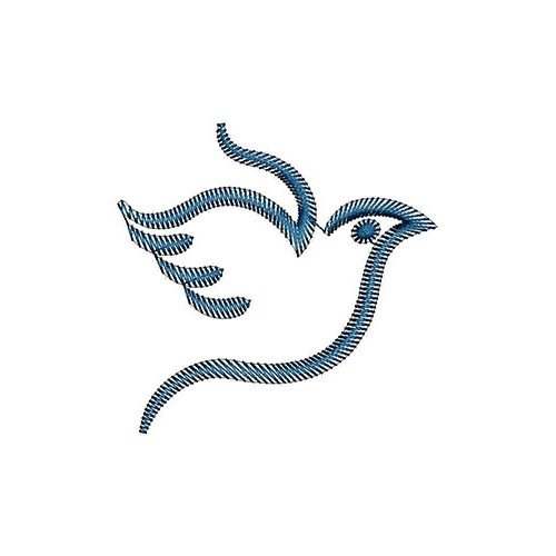 Flying Dove Embroidery Design 18276