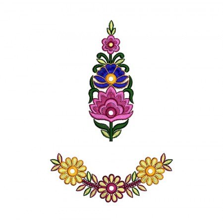 Applique Embroidery Design 18280