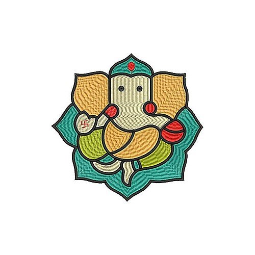Ganesha Embroidery Design