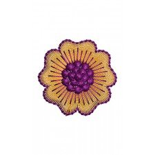 Straw Applique Embroidery Design 18436