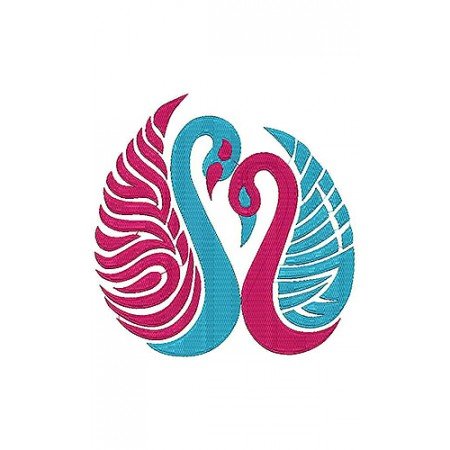 Swans Embroidery Design 18563