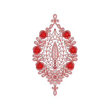 Patch Embroidery Design 18606