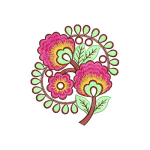 Applique Embroidery Design 18741