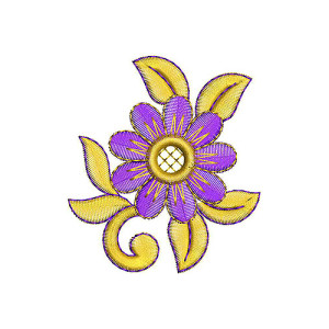 Flower Embroidery Designs For Sarees 187