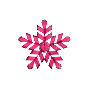 Star Flower Embroidery Design 18825