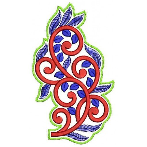Applique Embroidery Design 18915