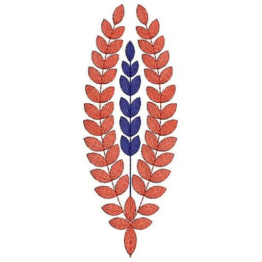 Attractive Patch Applique Embroidery Design 18918
