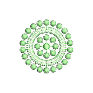 Applique Embroidery Design 18972