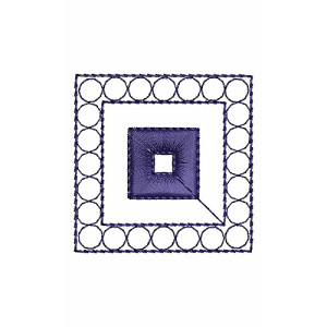 Applique Embroidery Design 18988