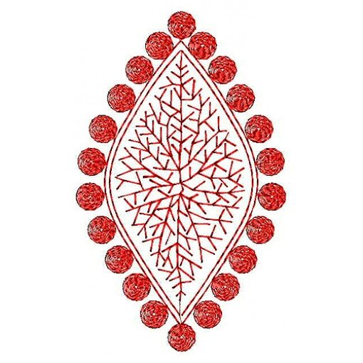 Applique Embroidery Design 18989