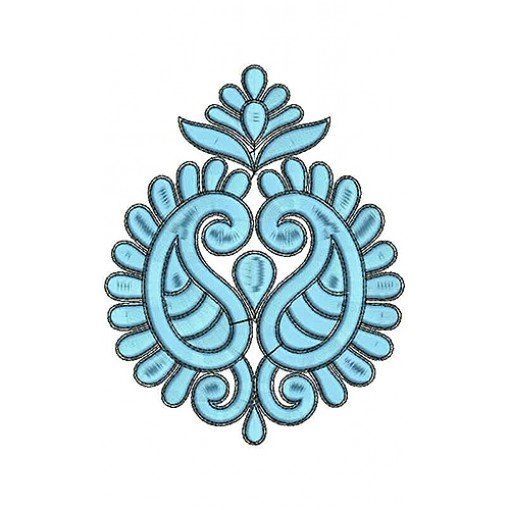 Applique Embroidery Design 19107