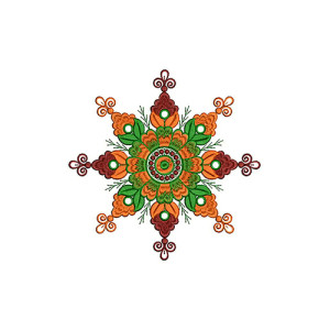 Applique Embroidery Design 19175