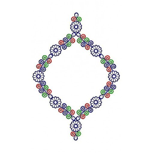 Applique Embroidery Design 19176