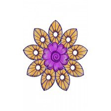 Applique Embroidery Design 19257