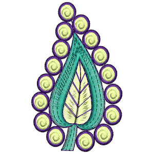 Applique Embroidery Design 19262